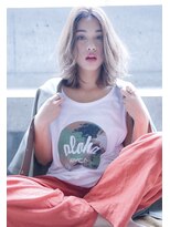 エース (ACE) ACE LA センターパート×グレージュ