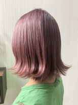 トムキャット(TOM CAT)&nbsp;秋冬 ダブルカラー 大人かわいい 外ハネ ピンク ベージュ