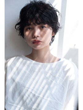 スタジオ エット(studio ett) 【studio ett】クセ毛風パーマ　ショート