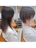 アイル(I'll)&nbsp;【Hair Make I`ll 奈良】　ビフォーアフター