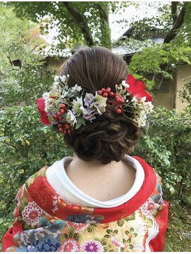 美容室 ポンポネ(Pomponner) 華やかアップスタイル