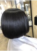 シンプルボブ。