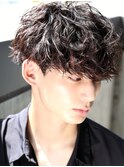 ツイストスパイラル無造作マッシュ