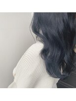 ヘアスタジオ アルス 御池店(hair Studio A.R.S) 大人っぽブルーブラック#くすみブルー