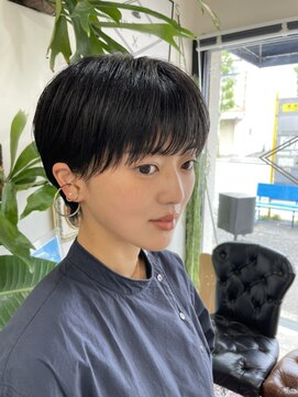 オンフリーク(ON FLEEK) #ナチュラルショート#黒髪#オンフリーク#下関