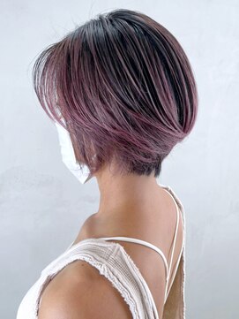 アイティーバイアルバム 下北沢店(IT by ALBUM) ラベンダーショート_ショコラベージュボブルフ_ba348911