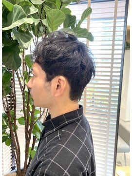 ステア ケース(stair case) メンズ ショート ナチュラルカール ソフト刈り上げ