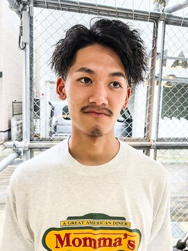 フジヤマ バーバー ショップ(FUJIYAMA BARBER SHOP) 波打ちパーマツイストスパイラルパーママッシュ