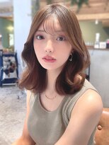 ミラリー トウキョウ(Mirareee Tokyo)&nbsp;20代30代40代◎韓国ヘアー顔周りレイヤー青髪似合わせカットロブ