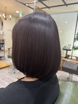 ラボヌールヘアーノーブル 新越谷店(La Bonheur hair noble) 髪質改善艶感ボブ！
