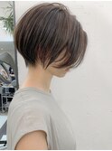ハンサムショート/くびれヘア/ショートボブ/[大阪箕面駅]
