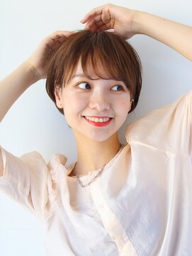 ガリカ 蔵前(Gallica) 【竹之内蔵人】大人かわいい丸みショート x ナチュラルブラウン