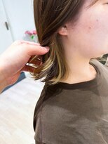 リコラックスビー(LICO LUXBE)&nbsp;外はねボブカット＿インナーカラー