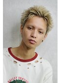 ブロンドスパイキーショート