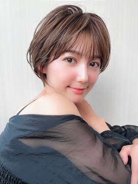 アフロート ディル(AFLOAT D'L) 20代30代40代大人かわいい 小顔 ショートボブ  ひし形シルエット