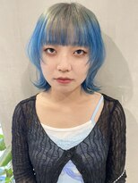 ジーナ 渋谷神南(Zina)&nbsp;デザインカラー！ブルー！