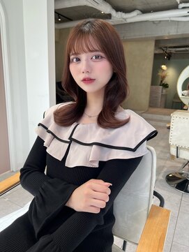 ティア(Tia.) (くびれヘア/セミロング/外巻き/前髪/サイドバング)