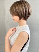 ショートボブ/ショートカット/くびれショート/大人ボブ/ショート