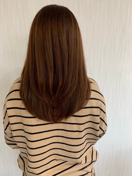 ヴァンカウンシル 清須店(VANCOUNCIL) 艶めくうる艶ロングヘア×レイヤーカット 髪質改善ケアカラー