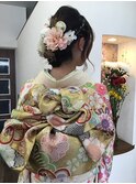 振り袖着付け ヘアセット