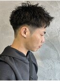 メンズショートメンズパーマショートパーマピンパーマ群馬高崎