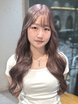 ゼスト 三鷹店(ZEST) ウェーブミディアムワイドバング韓国レイヤーカット/三鷹れ