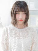 ■ワイドバング美髪切りっぱなし外ハネボブディ47越谷20代30代