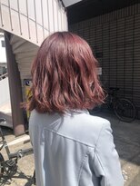 レンネ(Renee) ガーリーボブ×チェリーピンク