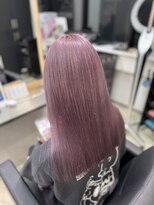 ラピス 福岡天神店(Lapis) ペールラベンダーピンク【ブリーチ】