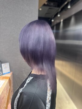 エン 栄店(enne) 大人ガーリー/ダークアッシュ/ミディアムレイヤーカット/栄