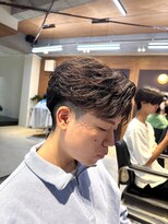 アトラクト バイ ラック 津田沼(Attract by LUCK)&nbsp;フェザーパーマ/津田沼/メンズパーマ／メンズ