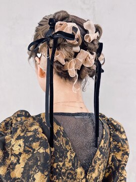 アルバム 渋谷パルコ(ALBUM) おくれ毛ロングオリーブベージュ大人ガーリー_ba576603