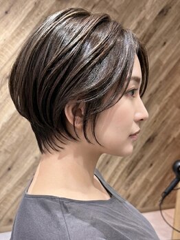 ロック ラックスビー 加古川店(ROC LUXBE)の写真/【加古川駅南口◆徒歩3分】骨格×毛流れで劇的似合う！不安や苦手意識あった方も最高のショートに！