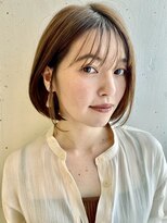 ファナ(fha-na)&nbsp;大人ガーリー切りっぱなしワンレンボブ抜け感