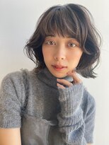トリッカ 銀座(tricca)&nbsp;ふんわりレイヤーボブ/軽めバング/ナチュラルブラウン