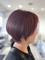 ヴィフ ヘアアンドデザイン(Vif hair&design)&nbsp;チェリーレッドピンク（ブリーチなし）×バイカルテ