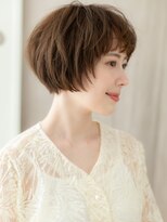 カバーヘア ブリス 北浦和(COVER HAIR bliss)&nbsp;ラウンドバング大人ショートヘアマッシュボブ30代40代X北浦和
