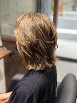 ルアナ(Luana HAIR SALON)&nbsp;ボブレイヤー　プラチナオリーブカラー