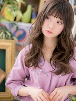 カバーヘア ブリス 北浦和(COVER HAIR bliss) バタフライカットグラマラスロング小顔ココアブラウンa!