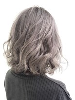 アヴァンスクロス あべのルシアス店(AVANCE.CROSS)&nbsp;グレージュ×ラフウェーブ×レイヤーボブ