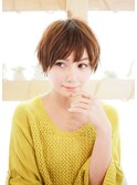 小顔に見える愛されショート