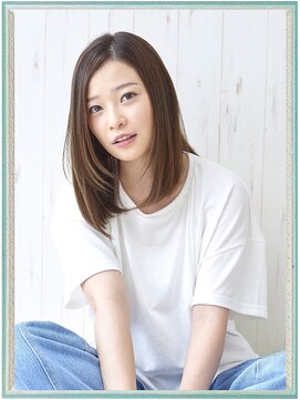 ノアエクレ 銀座(noah ecle) 【noahecle銀座】グレージュ似合わせナチュサラストレート