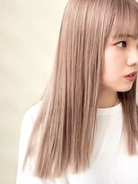 【Zina 銀座中央通り】透明感×ヌーディーミルクティーベージュ