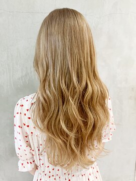 アイティー バイ アルバム 浦和店(IT by ALBUM) ベージュロング_ココアブラウンフリンジウェーブ_ba296481