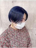 【MIRAC町田店河原崎】ネイビーブルーショート