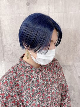 ミラク 町田(MIRAC) 【MIRAC町田店河原崎】ネイビーブルーショート