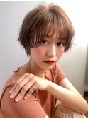 ナチュラルショートボブ