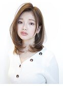 大人なかきあげバング×小顔似合わせレイヤー【アフロート京佳】