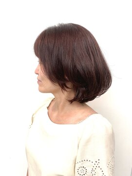ステア ケース(stair case) ボブ サイド短め マッシュレイヤー デザインカット ボブ