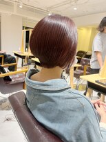 アーティクル(Article)&nbsp;【Article二子玉川】ピンクベージュ前下がりボブ